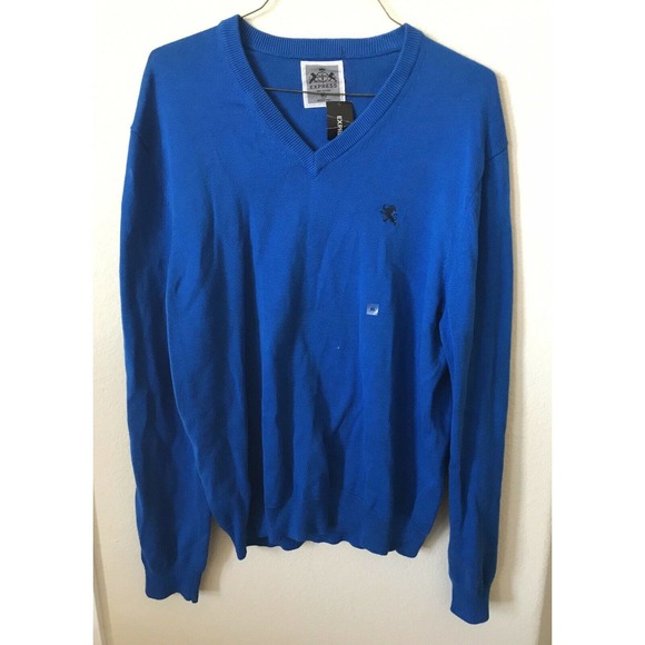 Express Other - Express Men V Neck Long Sleeve 100% Cotton Sweater